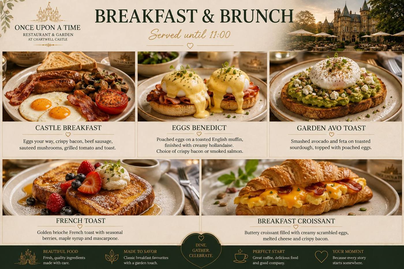 Breakfast and Brunch at Once Upon A Time